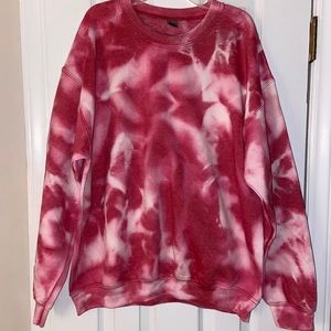 Hand bleached Gildan sweatshirt